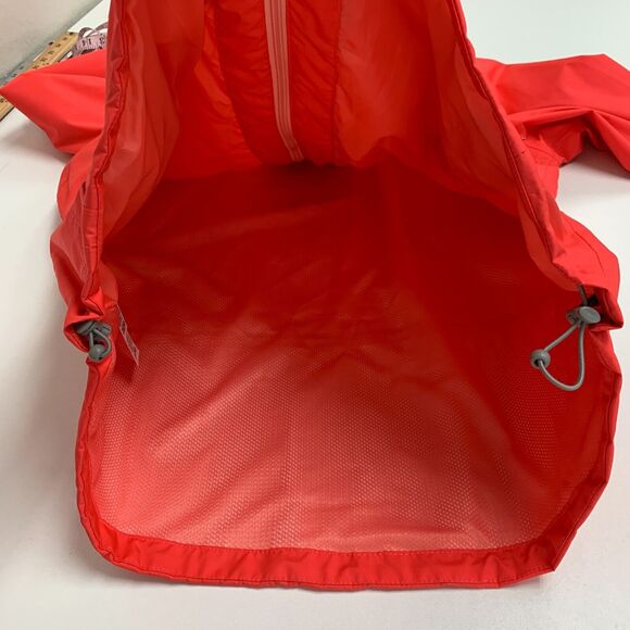 Eddie Bauer Windbreaker Jacket Womens L Large Mesh Lined Zip Up Hidden Hoodie - Picture 10 of 16